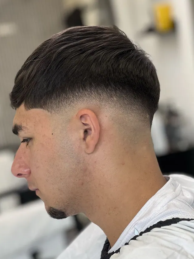 A textured crop with a skin fade